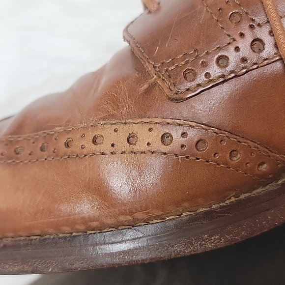 COLE HAAN Grand OS Madison Tan Leather Wingtip‎ Lace Up Oxford Dress Shoes 10 main image 13